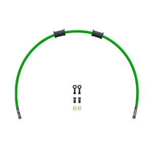 Kit conducta ambreiaj Venhill POWERHOSEPLUS KAW-11010CB-GR (1 conducta in kit) Green hoses, black fittings