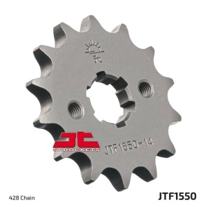 Kit de lant D.I.D Chain - Argintiu chain 428 VX, X-ring (X, NX, QX, XS), CHK front sprocket JT, CHK rear sprocket JT pentru YAMAHA MT 125 2015-2019 - Img 3