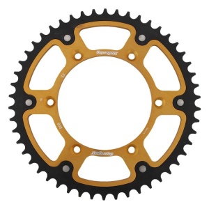 Kit de lant D.I.D Chain - Argintiu chain 520 VX, X-ring (X, NX, QX, XS), CHK front sprocket SUPERSPROX, CHK rear sprocket SUPERSPROX STEALTH pentru SUZUKI RM 125 2005 - Img 4