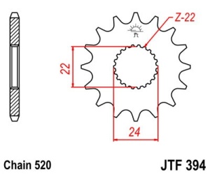 Kit de lant D.I.D Chain - Auriu chain 520 MX, Non-sealed, CHK front sprocket JT, CHK rear sprocket JT pentru APRILIA SX 125 2008-2012 - Img 3