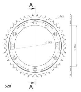 Kit de lant D.I.D Chain - Auriu chain 520 ZVM-X, X-ring (X, NX, QX, XS), CHK front sprocket JT CHK rubber cushioned, CHK rear sprocket SUPERSPROX pentru YAMAHA TT 600 R 1998-2003 - Img 5