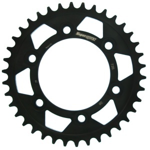 Kit de lant EK - Argintiu chain 520 SRO, O-ring, CHK front sprocket JT CHK rubber cushioned, CHK rear sprocket SUPERSPROX pentru DUCATI Monster 600 1994 - Img 5