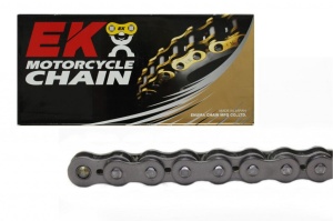 Kit de lant EK - Argintiu lant 428 SHDR, Non-sealed, pinion fata SUPERSPROX, aluminiu foaie spate SUPERSPROX pentru YAMAHA YZ 80 1993-2001 - Img 1