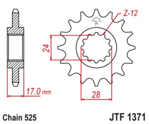 Kit de lant EK - Argintiu lant 525 SRX, X-Ring, pinion fata JT, foaie spate JT pentru HONDA CB 600 F Hornet (S ABS) 1998-2006 - Img 3