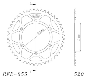 Kit de lant EK - Auriu chain 520 MVXZ, X-ring (X, NX, QX, XS), CHK front sprocket JT CHK rubber cushioned, CHK rear sprocket SUPERSPROX pentru YAMAHA XT 660 R 2004-2015 - Img 5
