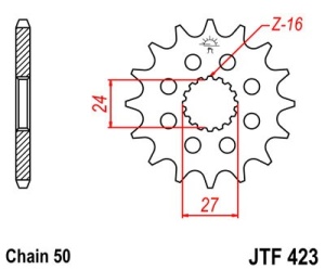 Kit de lant EK - Auriu chain 530 ZVX, X-ring (X, NX, QX, XS), CHK front sprocket JT CHK rubber cushioned, CHK rear sprocket SUPERSPROX pentru SUZUKI GSX 1300 Hayabusa / SE 2008-2019 - Img 3