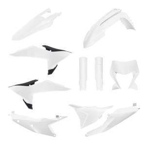 Kit plastice POLISPORT 91656 Alb
