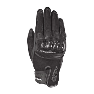 Manusi femei Roadster vara piele/textil Ixon model RS Rise Air LS culoare: negru - degete tactile