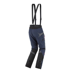 Pantaloni motociclete femei Touring/Adventure Ixon All season/vara model Odin LS culoare: navy (albastru)/negru/rosu - Img 2