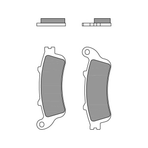 Placute de frana BREMBO 07HO52SP