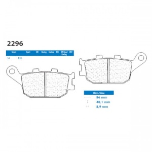 Placute de frana Carbone Lorraine 2296 RX