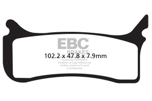Placute de frana EBC EPFA406HH