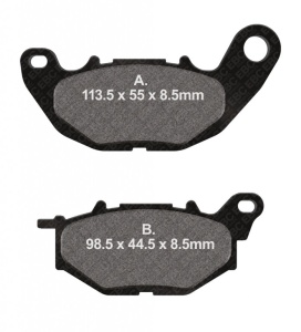 Placute de frana EBC FA663 pentru YAMAHA YZF-R3 2015-2019, YAMAHA MT-03 320 2016-2019
