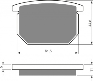 Placute de frana GOLDFREN 138 AD OFF-ROAD FRONT