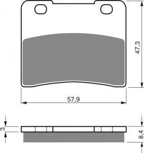 Placute de frana GOLDFREN 172 AD OFF-ROAD FRONT
