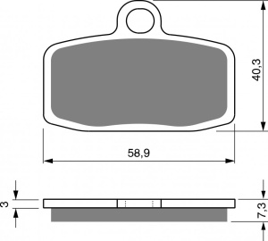 Placute de frana GOLDFREN 307 AD OFF-ROAD FRONT