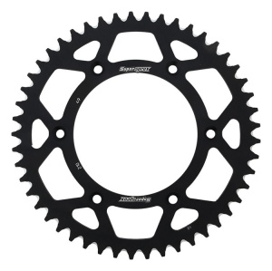 Rear ALU sprocket SUPERSPROX RAL-210:49-BLK Negru 49T, 520