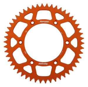 Rear ALU sprocket SUPERSPROX RAL-990:50-ORG portocaliu 50T, 520