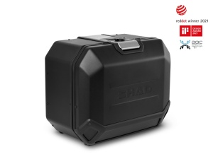 Set complet de cutii de aluminiu, SHAD TERRA NEGRU, 48L cutie centrala si 47L / 47L cutii laterale, incluzand kit de montaj si placa SHAD SUZUKI DL 650 V-Strom - Img 3