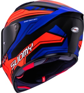 SUOMY TRACK-1 FRAMEWORK WHITE BLK BLUE ECE 22.06 - Img 7