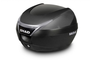 Top case SHAD SH34 D0B34106 Carbon