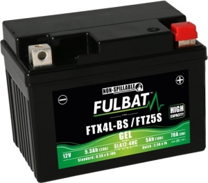 Baterie cu gel FULBAT FTX4L-BS / FTZ5S SLA (YTX4L-BS / YTZ5S SLA)