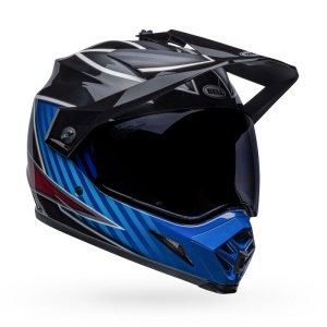 Casca integrala BELL MX-9 ADVENTURE MIPS DALTON Negru Albastru - Img 5