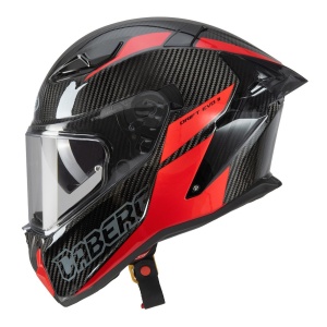 Casca integrala Caberg model Drift Evo II Carbon Nova N5 rosu - Img 4