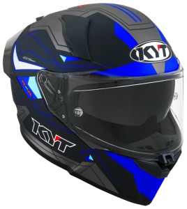 Casca integrala KYT R2R LED MATT BLUE ECE 22.06 - Img 3
