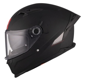 Casca integrala MT Braker SV A1 negru mat (ochelari soare integrati) - tip viziera: MT-V-28B - DKS435 - punctaj maxim SHARP Test - 5 stele