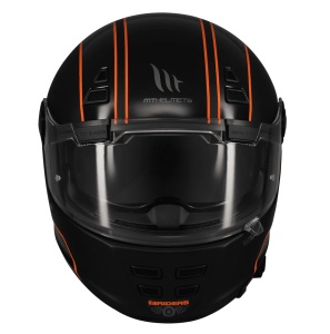 Casca integrala MT Jarama SV Wild B1 negru mat - model Retro - Cafe Racer (ochelari soare integrati) - tip viziera: MT-V-32 - Img 9