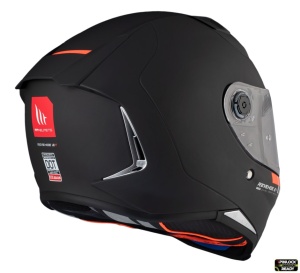 Casca integrala MT Revenge 2 S A1 negru mat - omologare noua ECE 22.06 - tip viziera: MT-V-14B - Img 3