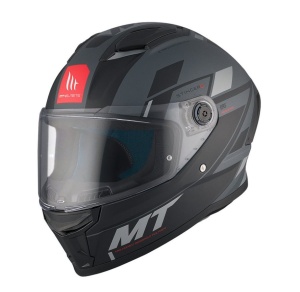 Casca integrala MT Stinger 2 Zivze C2 negru/gri mat – punctaj maxim SHARP Test – 5 stele - Img 4