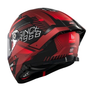 Casca integrala MT Thunder 4 SV Luminence D5 rosu mat (ochelari soare integrati) - tip viziera: MT-V-28B - Img 12