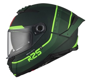 Casca integrala MT Thunder 4 SV R25 C6 Verde Mat (ochelari soare integrati) - Img 7