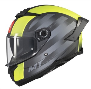 Casca integrala MT Thunder 4 SV Treads D3 galben fluo mat - Img 6