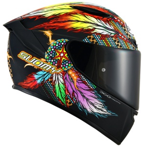 Casca integrala SUOMY TRACK-1 CHIEFTAIN MATT BLACK ECE 22.06 - Img 3