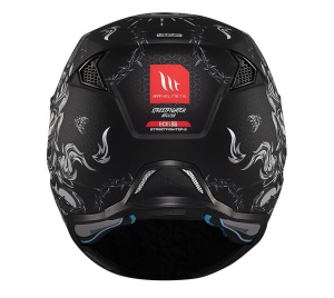 Casca MT STREETFIGHTER SV B2 HELLISH Negru Mat - Img 6