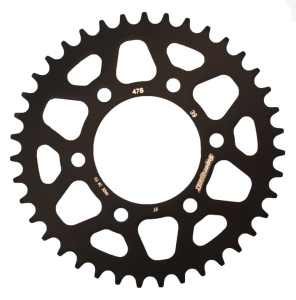 Foaie spate ALU SUPERSPROX RAL-478:39-BLK Negru 39T, 520
