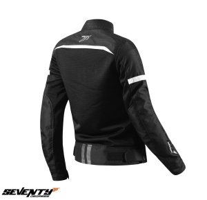 Geaca femei Racing vara Seventy SD-JR30.2 Mojave negru alb - Img 3