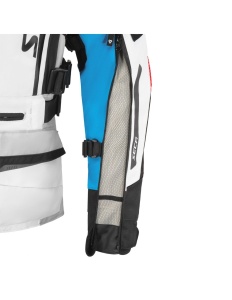 Geaca moto touring SECA ARRAKIS III GREY BLUE RED - Img 3