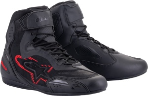 Ghete moto ALPINESTARS FASTER 3 RIDEKNIT gri negru rosu