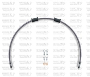 Kit conducta frana spate Venhill POWERHOSEPLUS BMW-8003R (1 conducta in kit) Clear hoses, chromed fittings