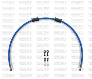 Kit conducte de frana fata Venhill POWERHOSEPLUS TRI-9024FB-SB (1 conducta in kit) Solid blue hoses, black fittings