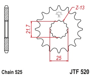 Kit de lant D.I.D Chain - Auriu chain 525 ZVM-X, X-ring (X, NX, QX, XS), CHK front sprocket JT, CHK rear sprocket JT pentru SUZUKI DL 800 V-STROM 2023-2024 - Img 3