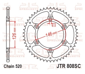 Kit de lant D.I.D Chain - Auriu lant 520 DZ, Non-sealed, pinion fata JT, foaie spate JT pentru SUZUKI RM-Z 450 2005-2007 - Img 7