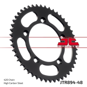 Kit de lant EK - Argintiu chain 420 SH, Non-sealed, CHK front sprocket JT, CHK rear sprocket JT pentru KTM SX 65 2012-2023 - Img 6