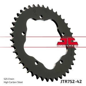 Kit de lant EK - Argintiu chain 525 SRO, O-ring, CHK front sprocket JT CHK rubber cushioned, CHK rear sprocket JT pentru DUCATI Streetfighter 848 / S 2012-2015 - Img 7