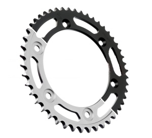 Kit de lant EK - Argintiu chain 525 SRX, X-ring (X, NX, QX, XS), CHK front sprocket JT CHK rubber cushioned, CHK rear sprocket JT pentru BMW S 1000 RR 2023 - Img 4
