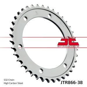 Kit de lant EK - Argintiu chain 530 DEX, X-ring (X, NX, QX, XS), CHK front sprocket JT, CHK rear sprocket JT pentru YAMAHA YZF 750 1993-1997 - Img 6